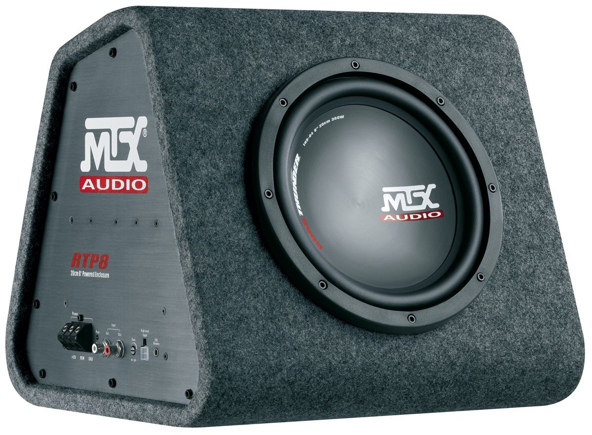 MTX RTP8 Aktiv Subwoofer m. Indbygget Klasse-D Forstærker (8")