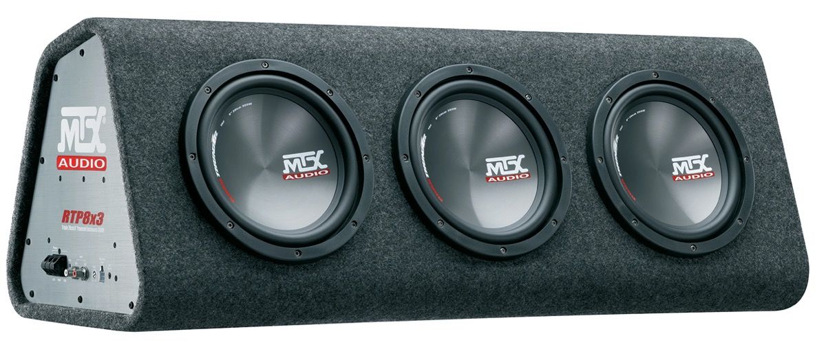 MTX RTP8x3 Aktiv Subwoofer m. Indbygget D-klasse Forstærker