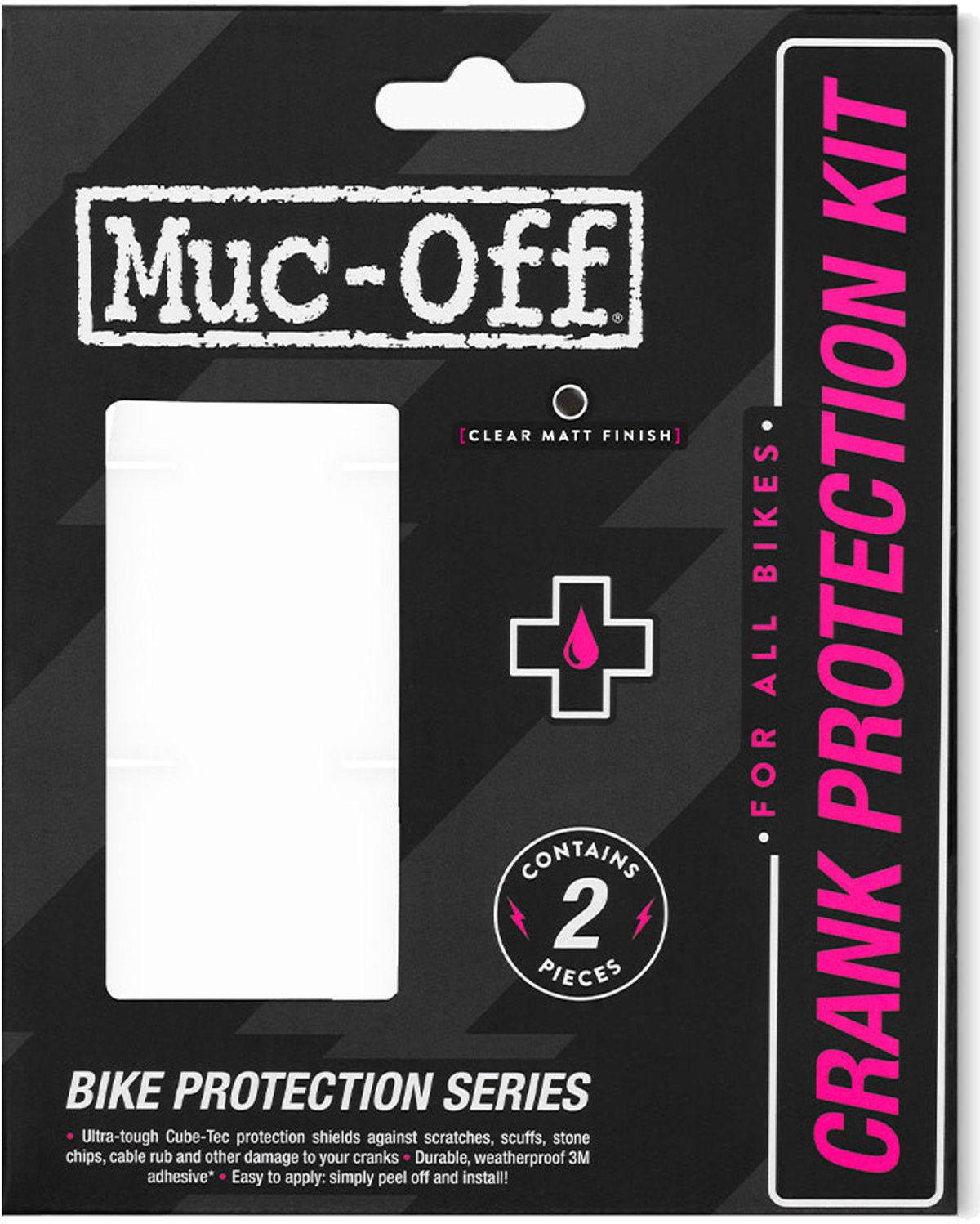 Muc-Off Crank Protector Crank Kit - Clear Matt