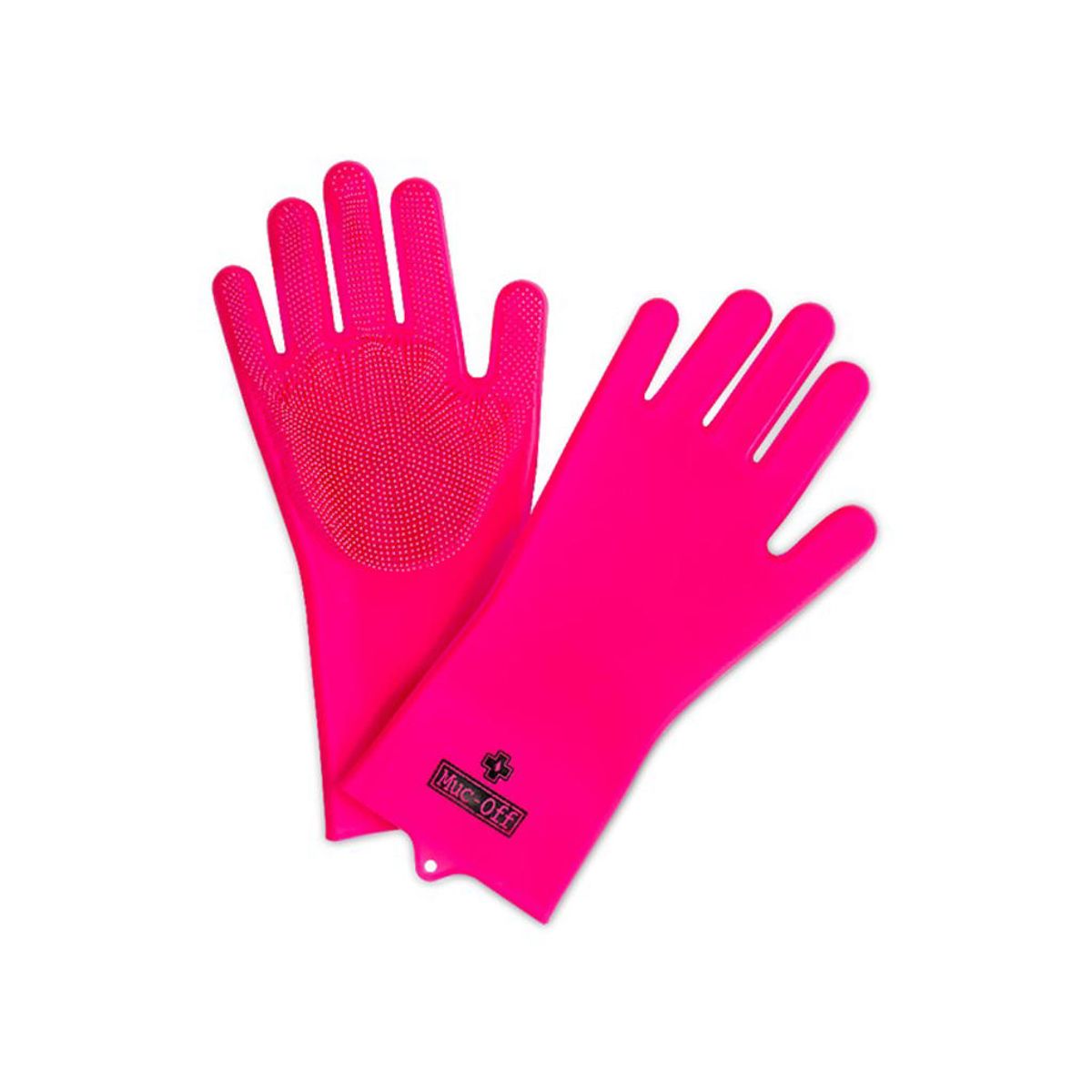 Muc-Off Deep Scrubber - Gummihandsker - Pink - Large