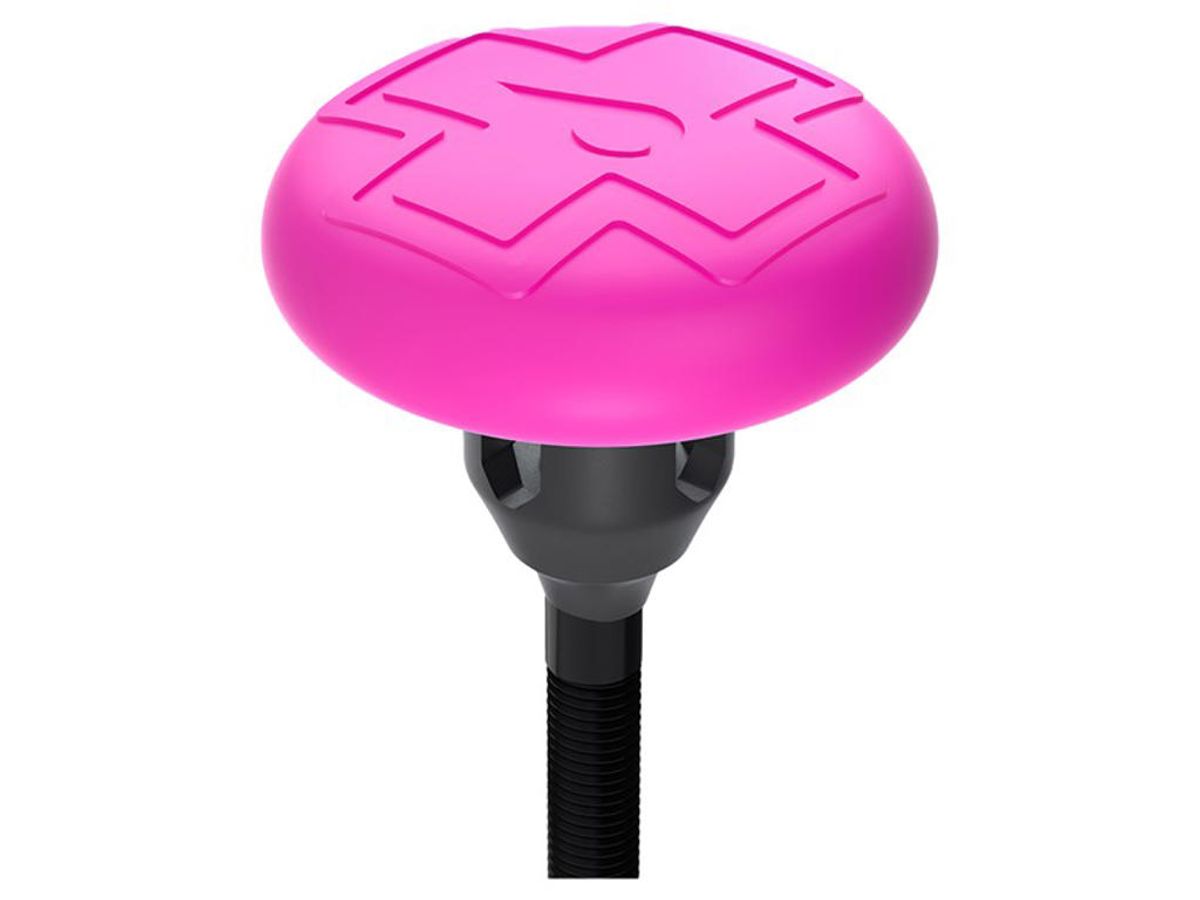 Muc-Off Tubeless Tag Holder - Holder til Apple Airtag - Sort/Pink