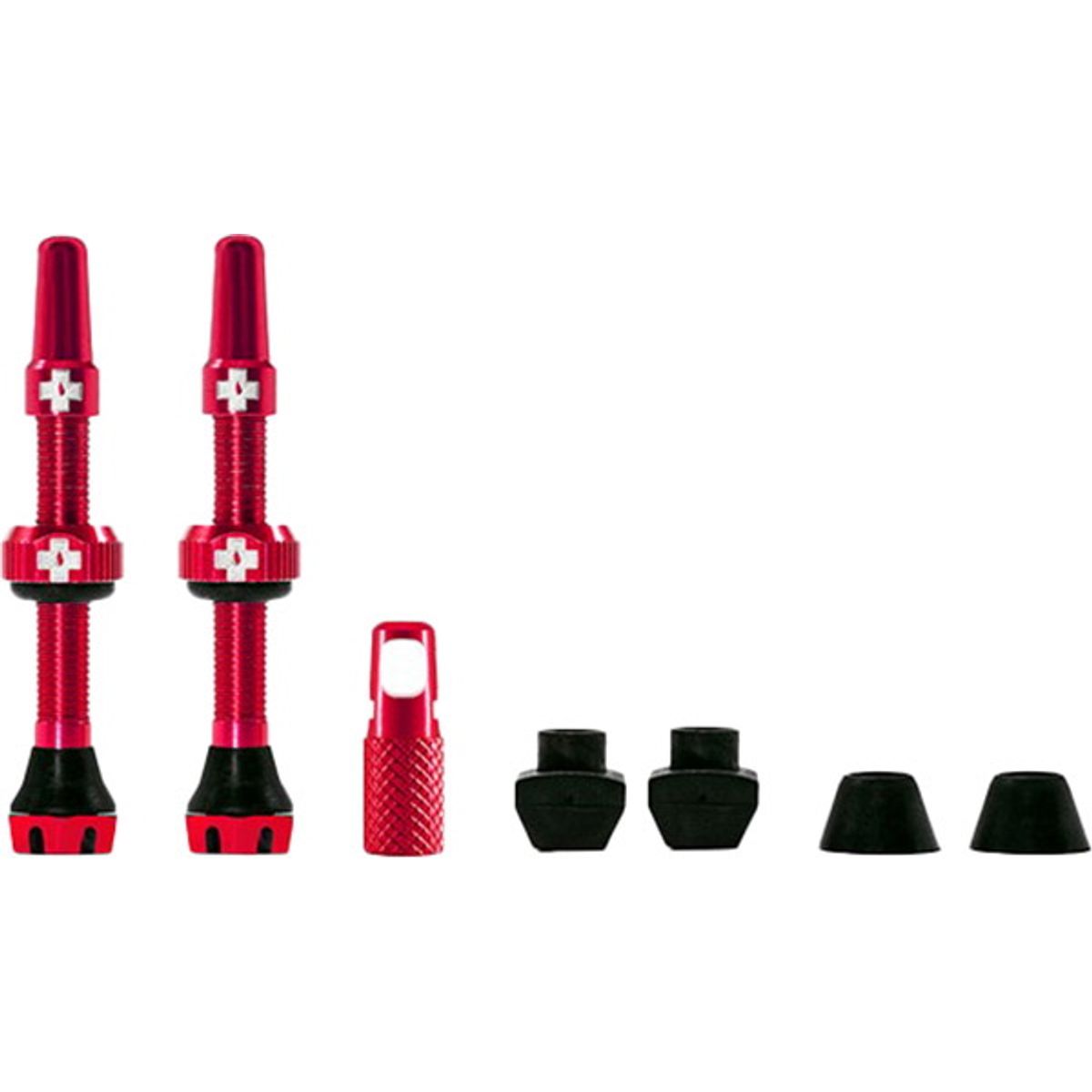 Muc-Off Tubeless Valve / Ventil Kit v2.0 - 44 mm - Red