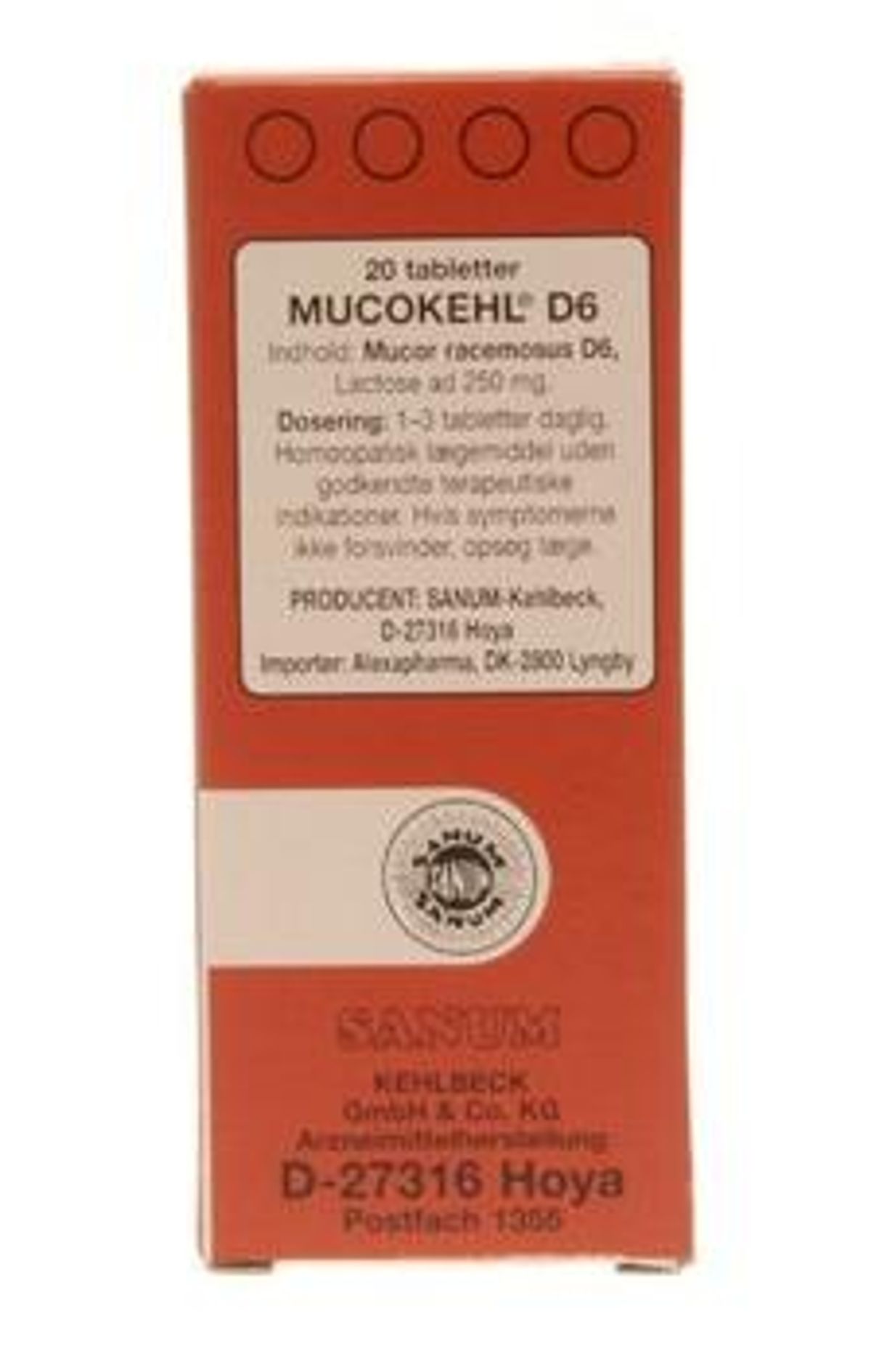 Mucokehl tabletter, 20stk.