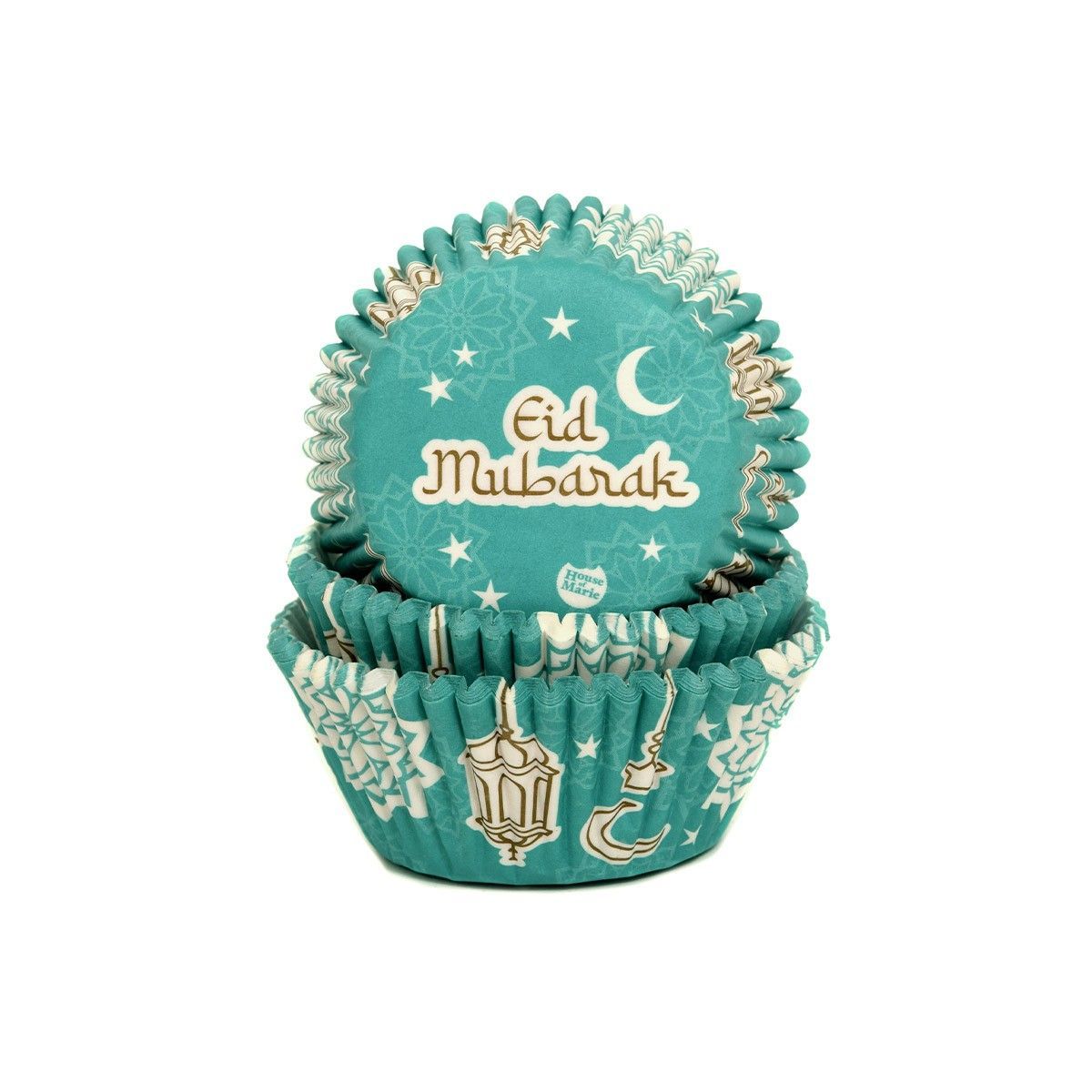 Muffinsforme Eid Mubarak 50 stk