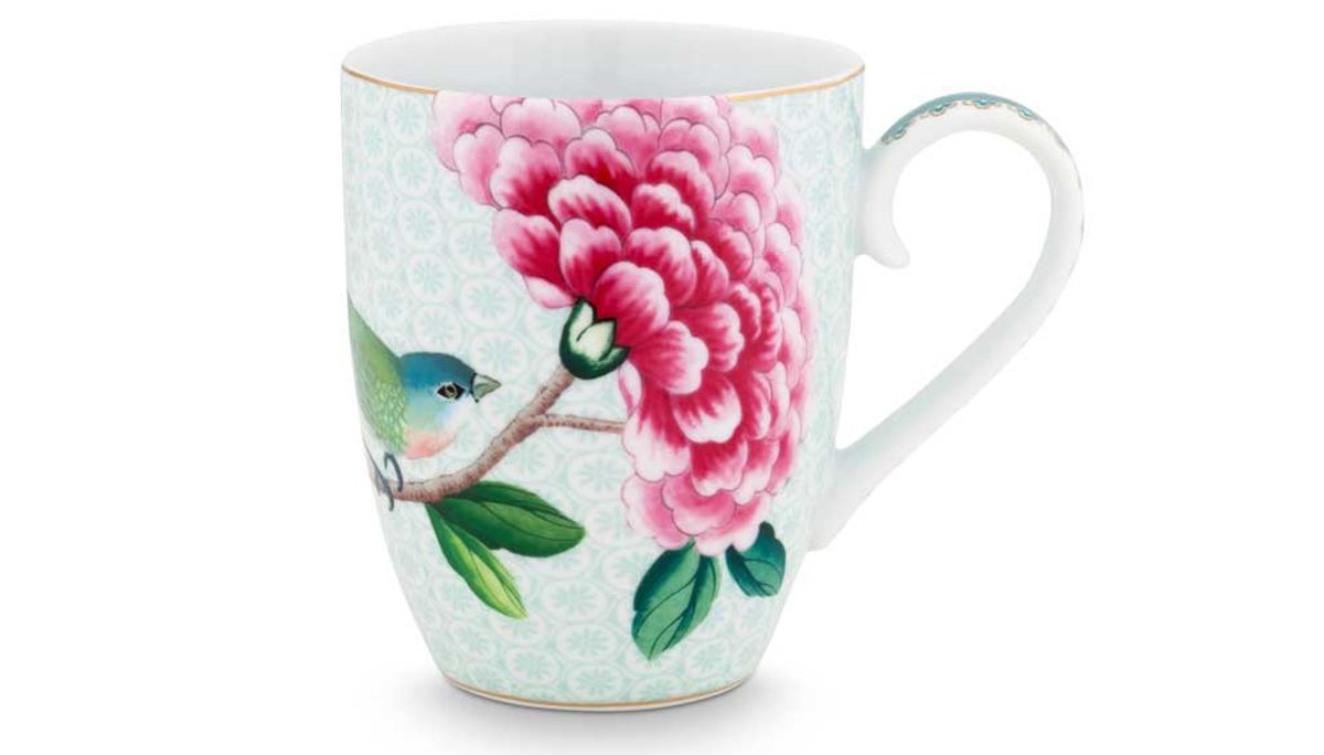 Mug Large Blushing Birds White 350ml