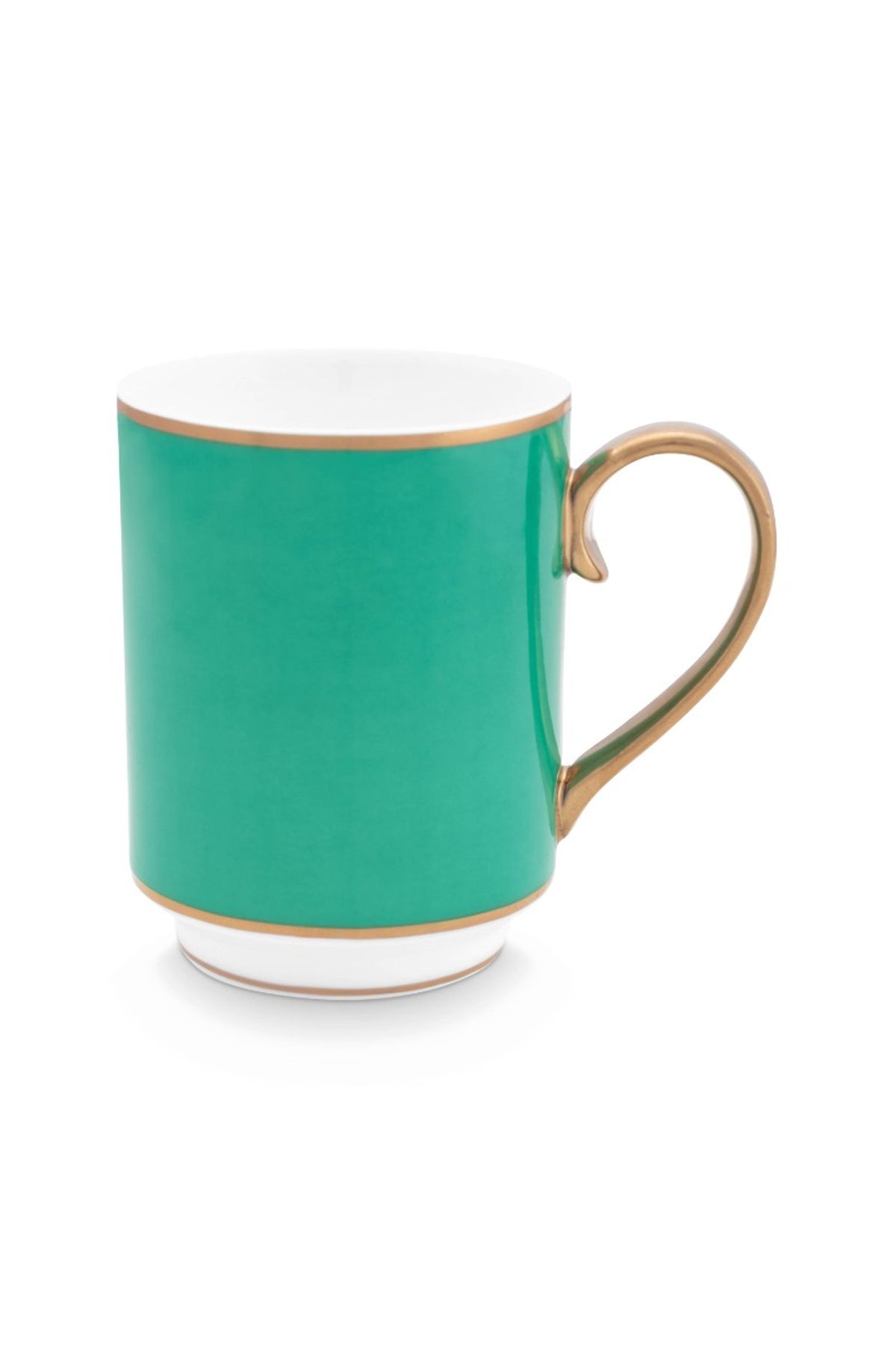 Mug Large with Ear Pip Chique Gold-Green 350ml