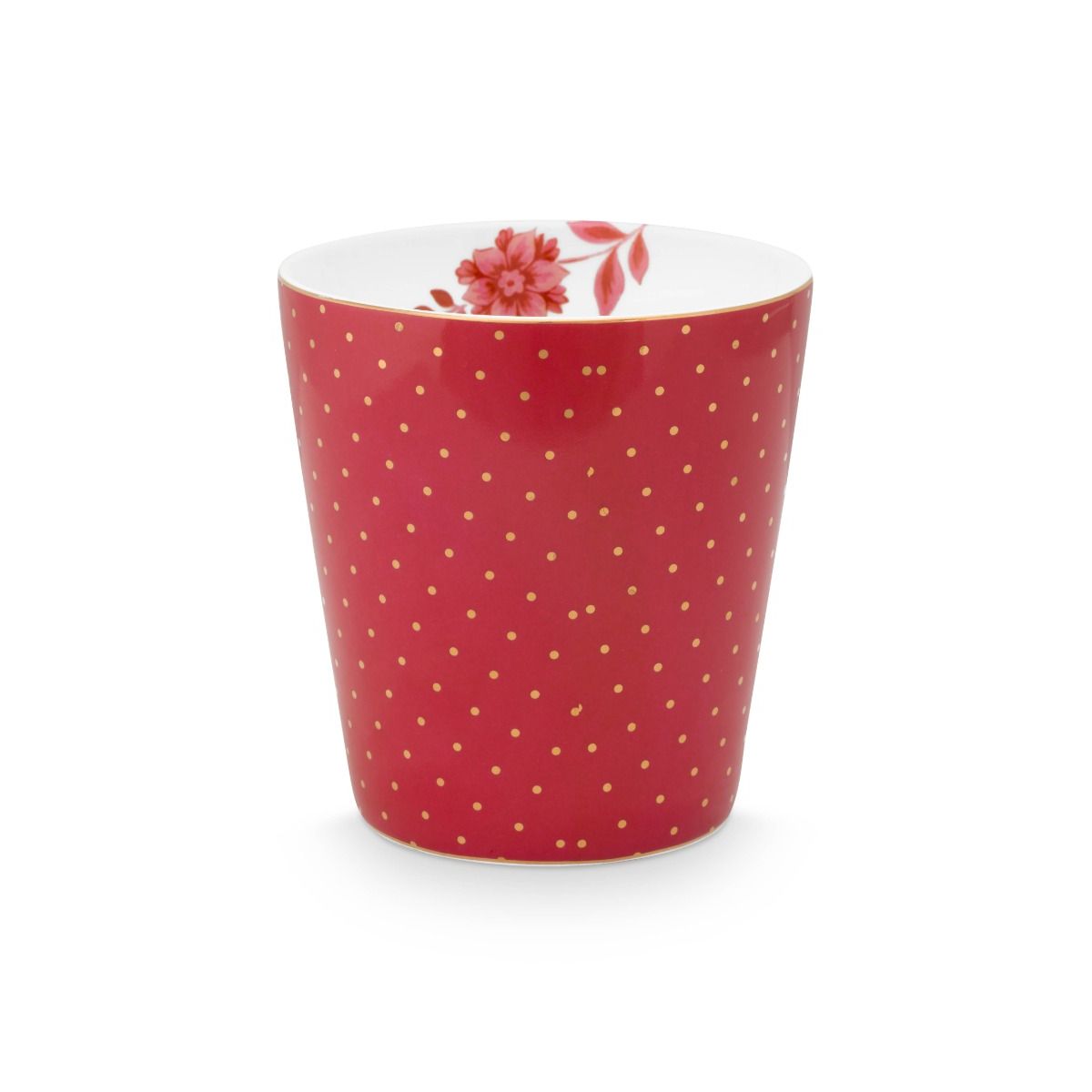 Mug Small without Ear Royal Dots Dark Pink 230ml