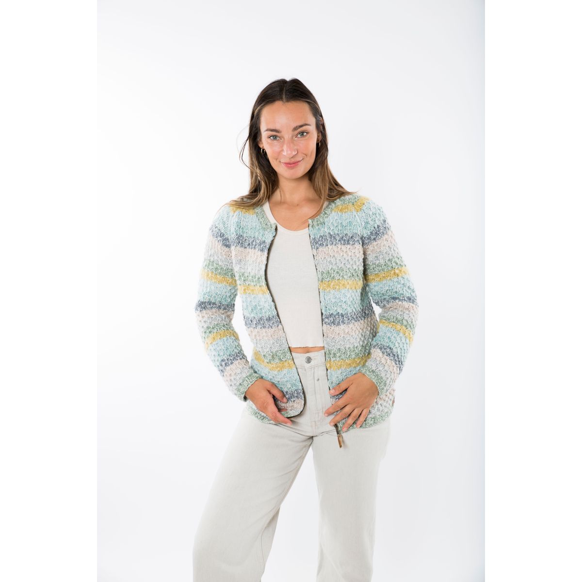 Multi Cardi - Fuza Wool - Multi