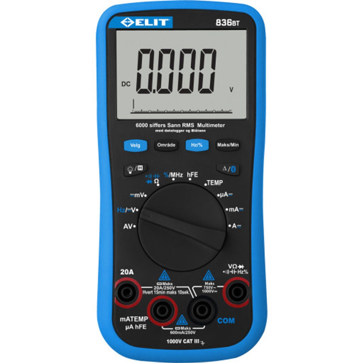 MULTIMETER TRMS ELIT 836BT