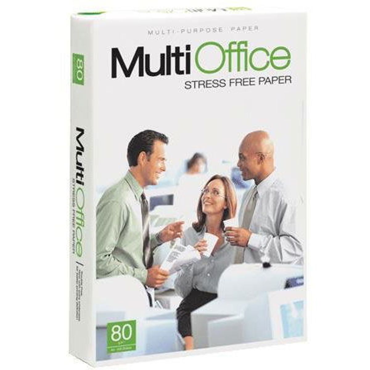 Multioffice kopipapir m/huller A4 80 g 500 ark hvid