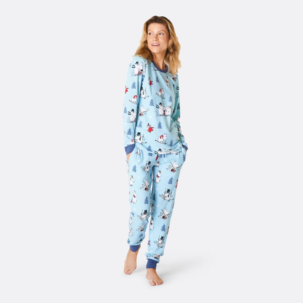 Mumi Blå Pyjamas Dame