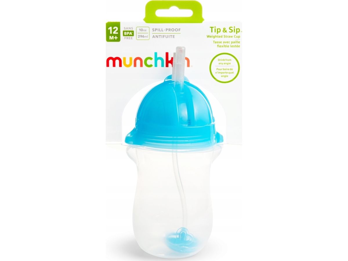 Munchkin Munchkin Any Angle Straw Cup, Blue, 12M+, 296Ml, 01246101