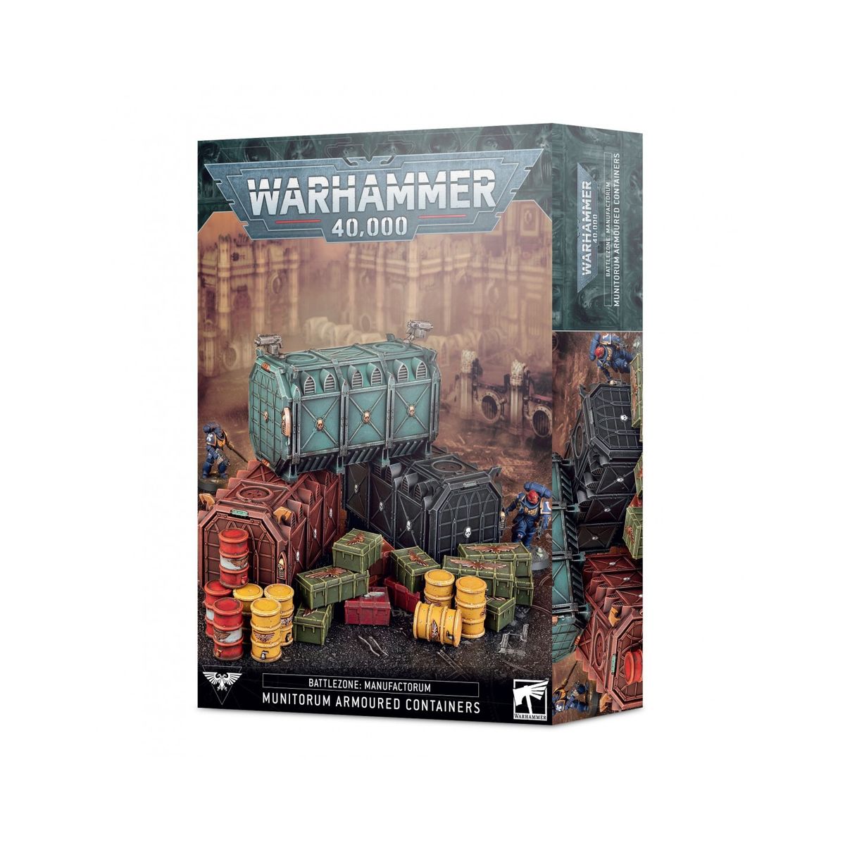 Munitorum Armoured Containers - Battlezone - Warhammer 40.000 - Games Workshop