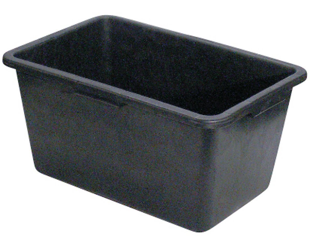 Murerbalje firkant 65 Liter sort LxBxH: 73x43x29 cm