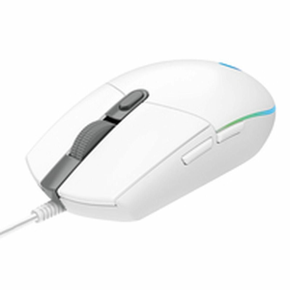 Mus Logitech G203 LIGHTSYNC Hvid