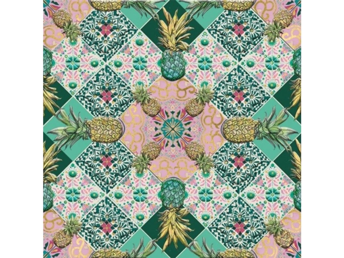 Museums & Galleries Karnet Kwadrat Pineapple Tile Z Kopert