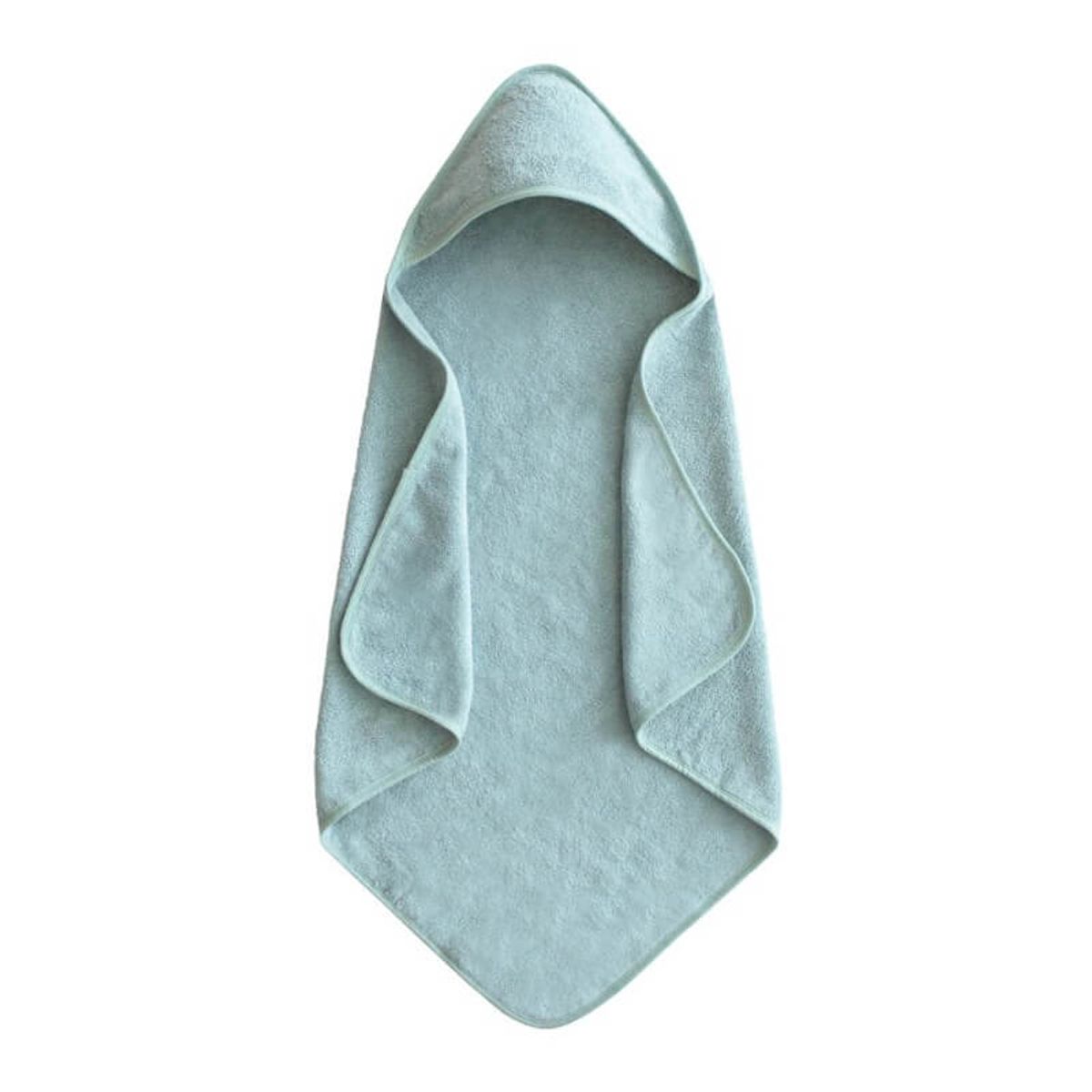 Mushie - Baby Hooded Towel Badeslag - Sea Mist