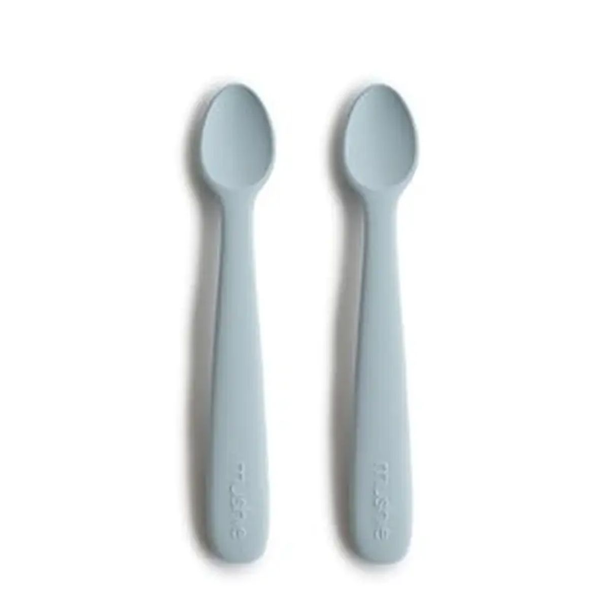 Mushie Silikone Babyskeer 2-pak Powder Blue