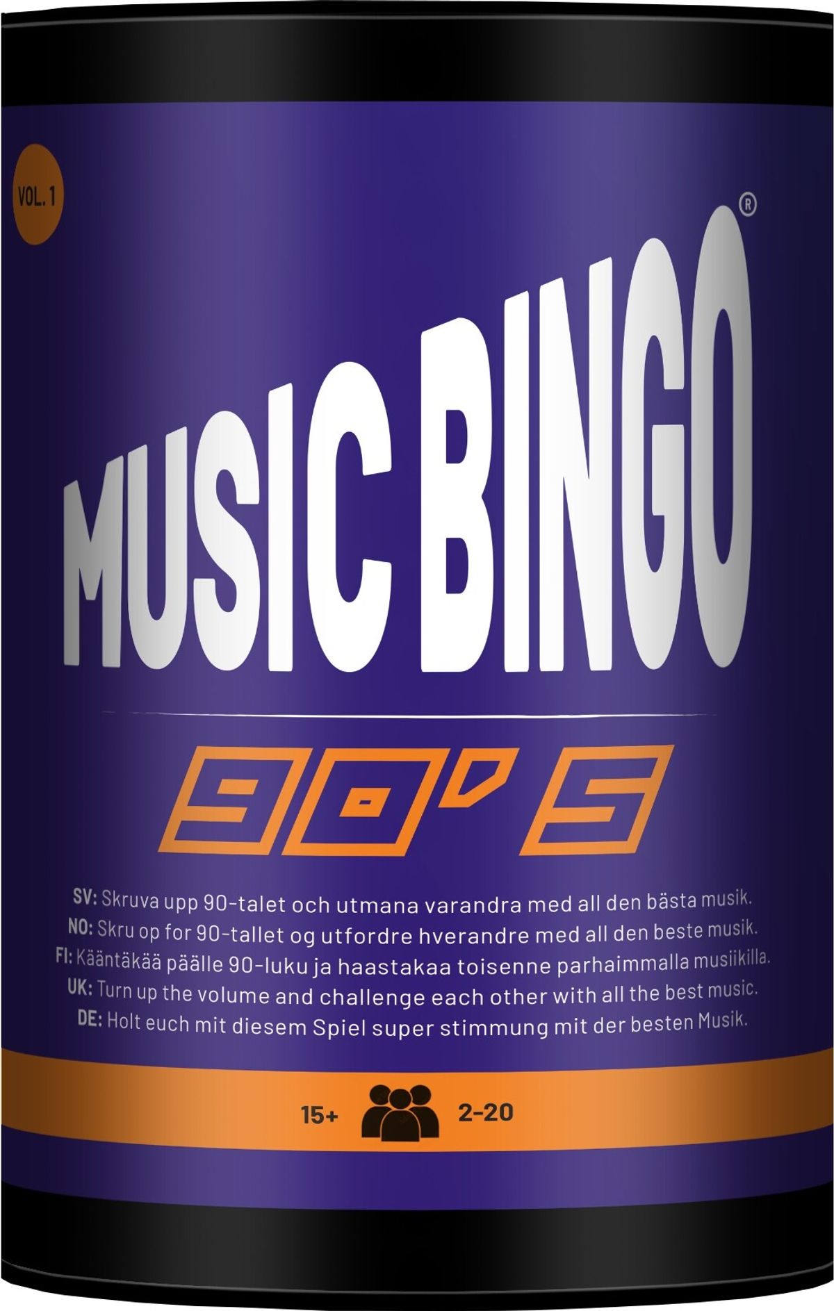 Music Bingo - Skru Op For 90'erne