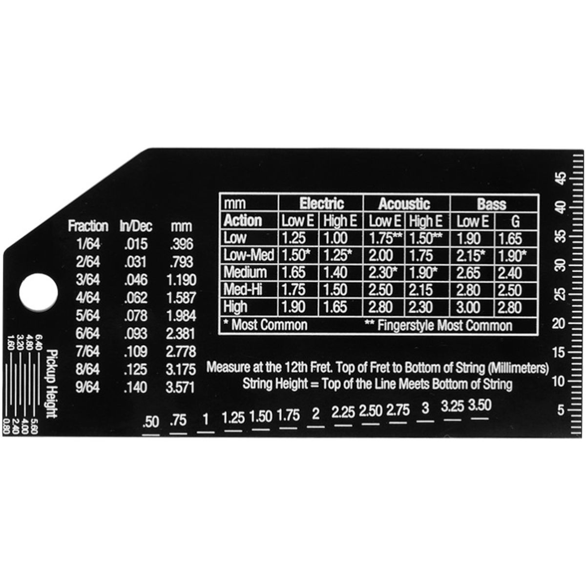 MusicNomad MN602 - String Action Gauge