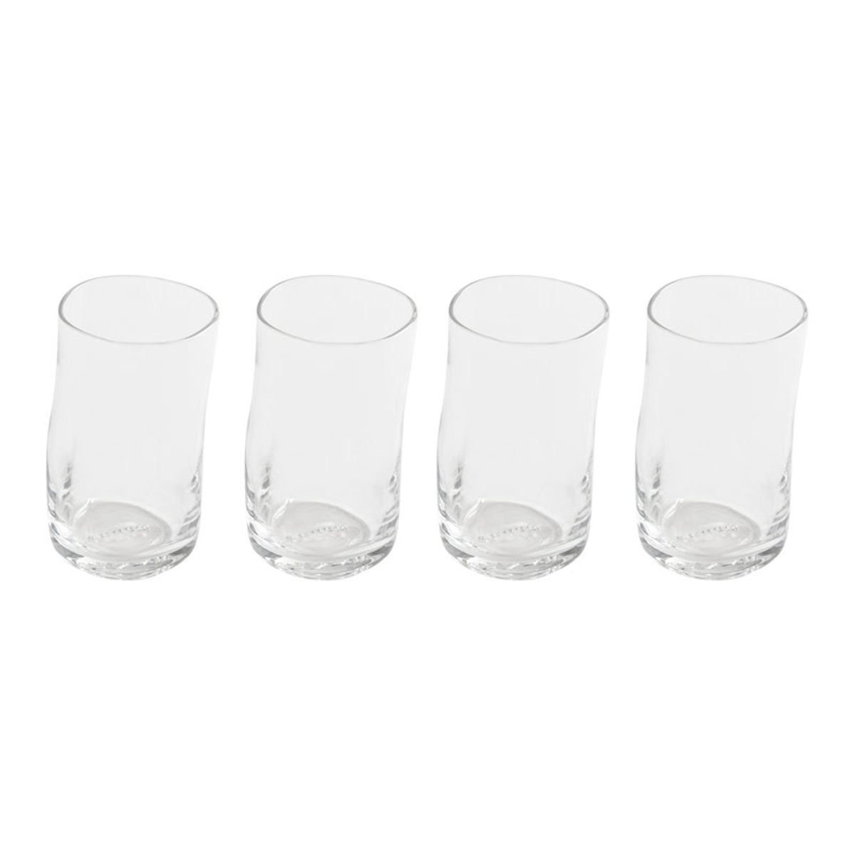 Muubs Furo Clear Glas 4 stk - Large