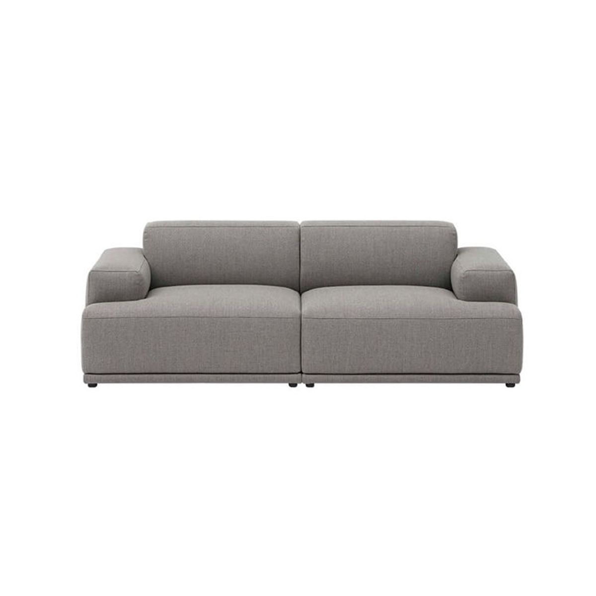 Muuto Connect Soft Modular 2 pers. sofa, konfiguration 1 Re-Wool 128