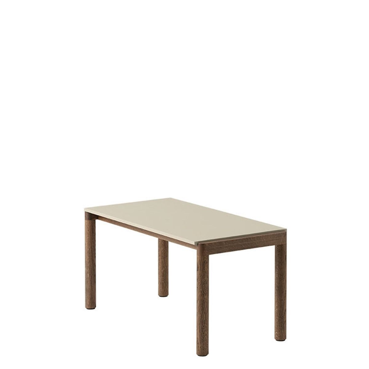 Muuto Couple Coffee Table 40X84 I Plain - Lyseblå/Eg Sand/Dark Oiled Oak