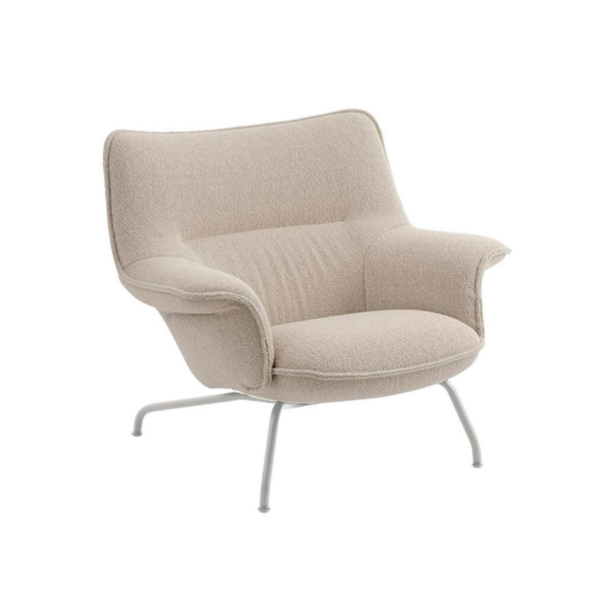 Muuto Doze Lounge Chair Low Back / Tube Base Hearth 7 & Grey