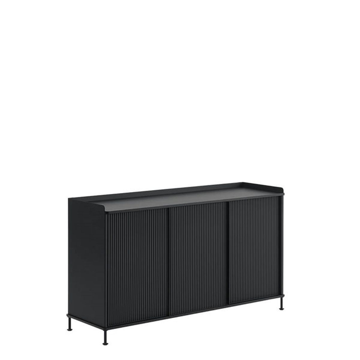 Muuto Enfold Sidebord - 148x45 - Sort/Antracit Sort Black/Anthracite Black