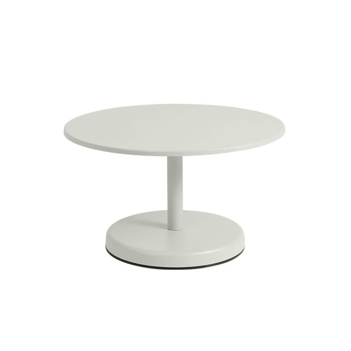 Muuto Linear Steel Cafe Havebord - Grey Ø70, H40