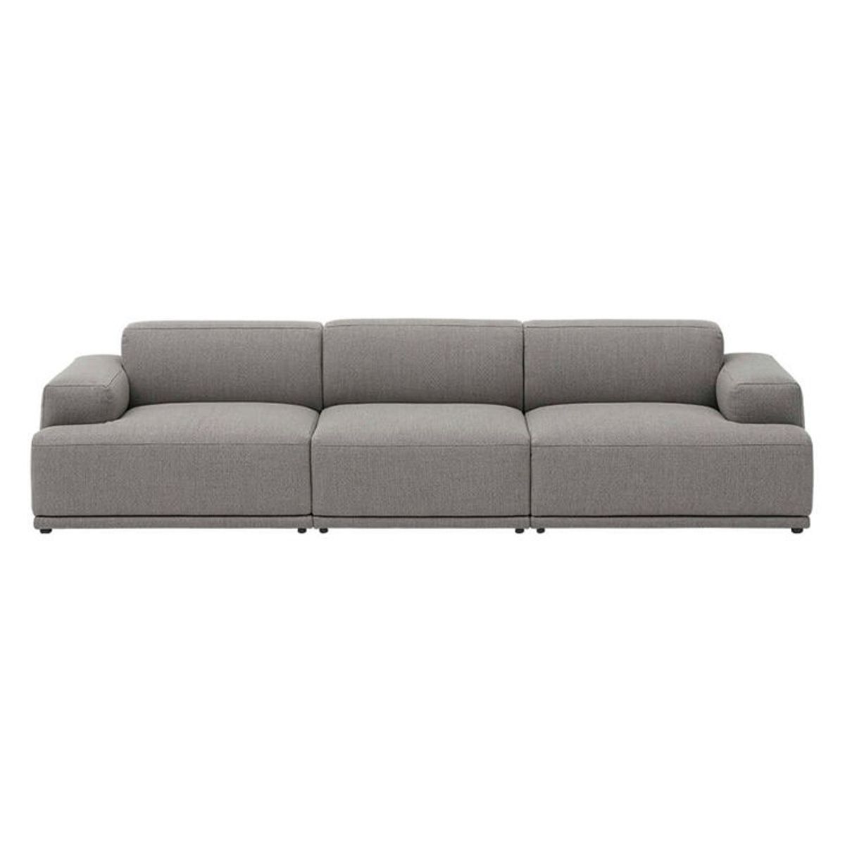 Muuto Muuto Connect Soft Modular 3 pers. sofa, konfiguration 1 - Re-Wool 128