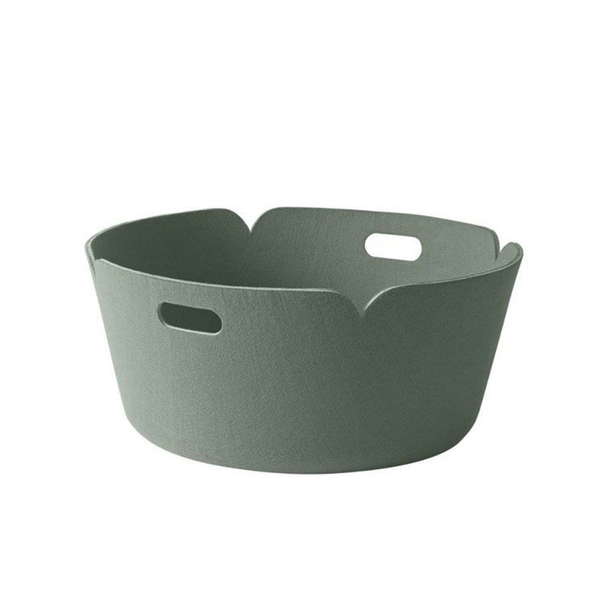 Muuto Restore Rund Kurv Dusty Green