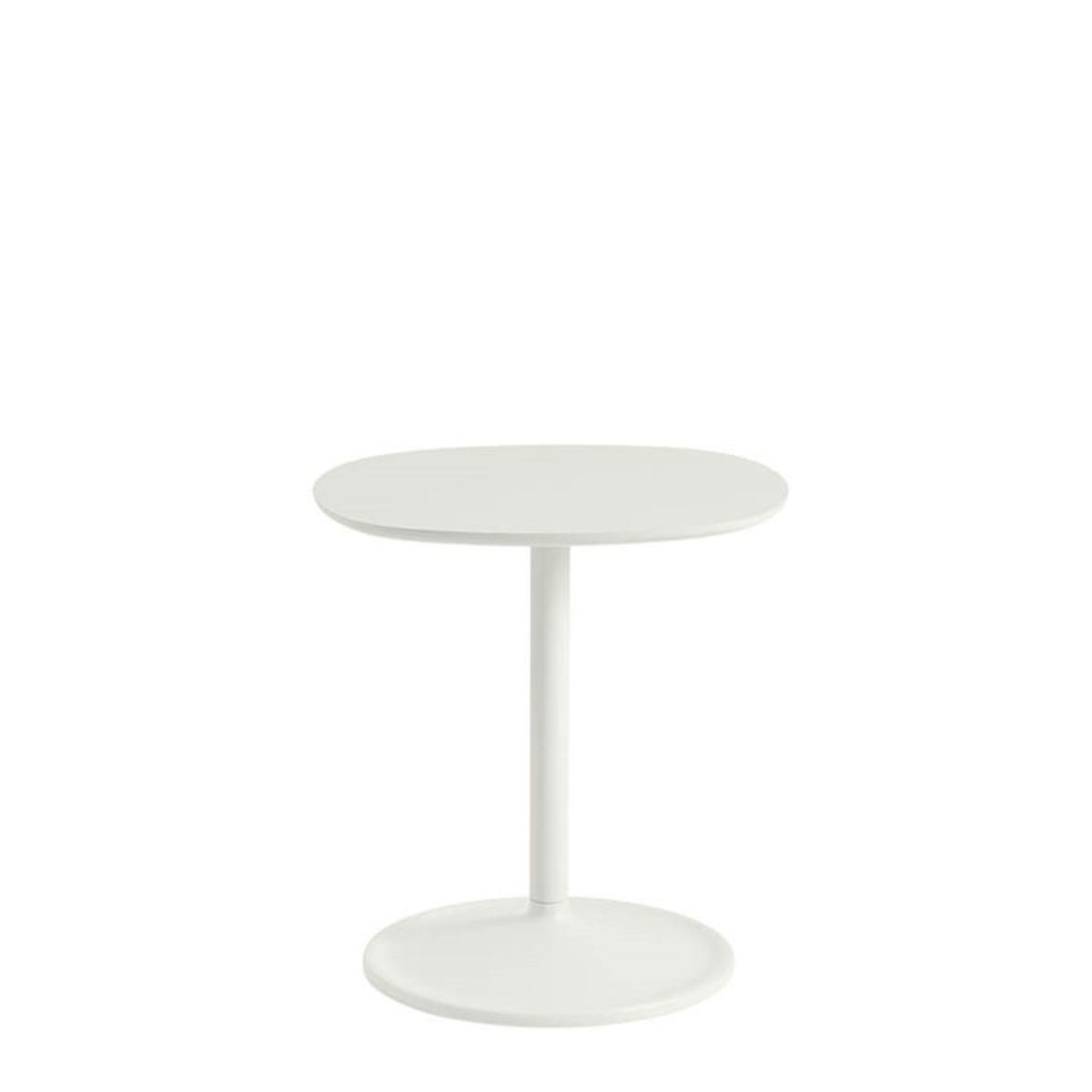 Muuto Soft Sidebord Off White Linoleum/Off White 45x45h: 48 cm