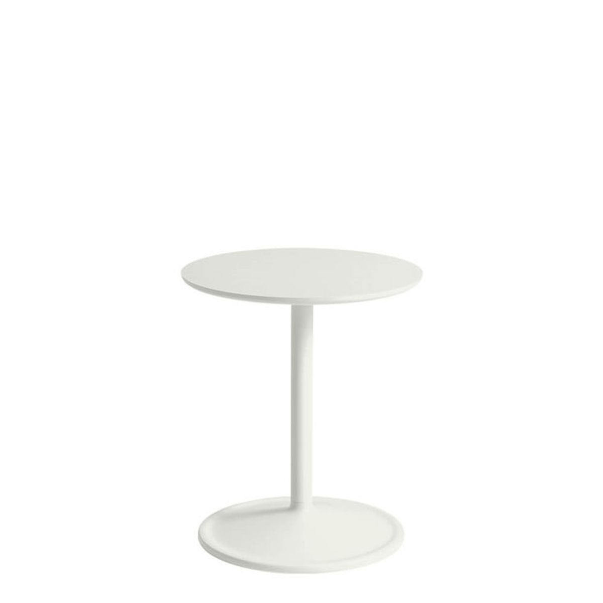 Muuto Soft Sidebord Off White Linoleum/Off White Ø41h: 48 cm