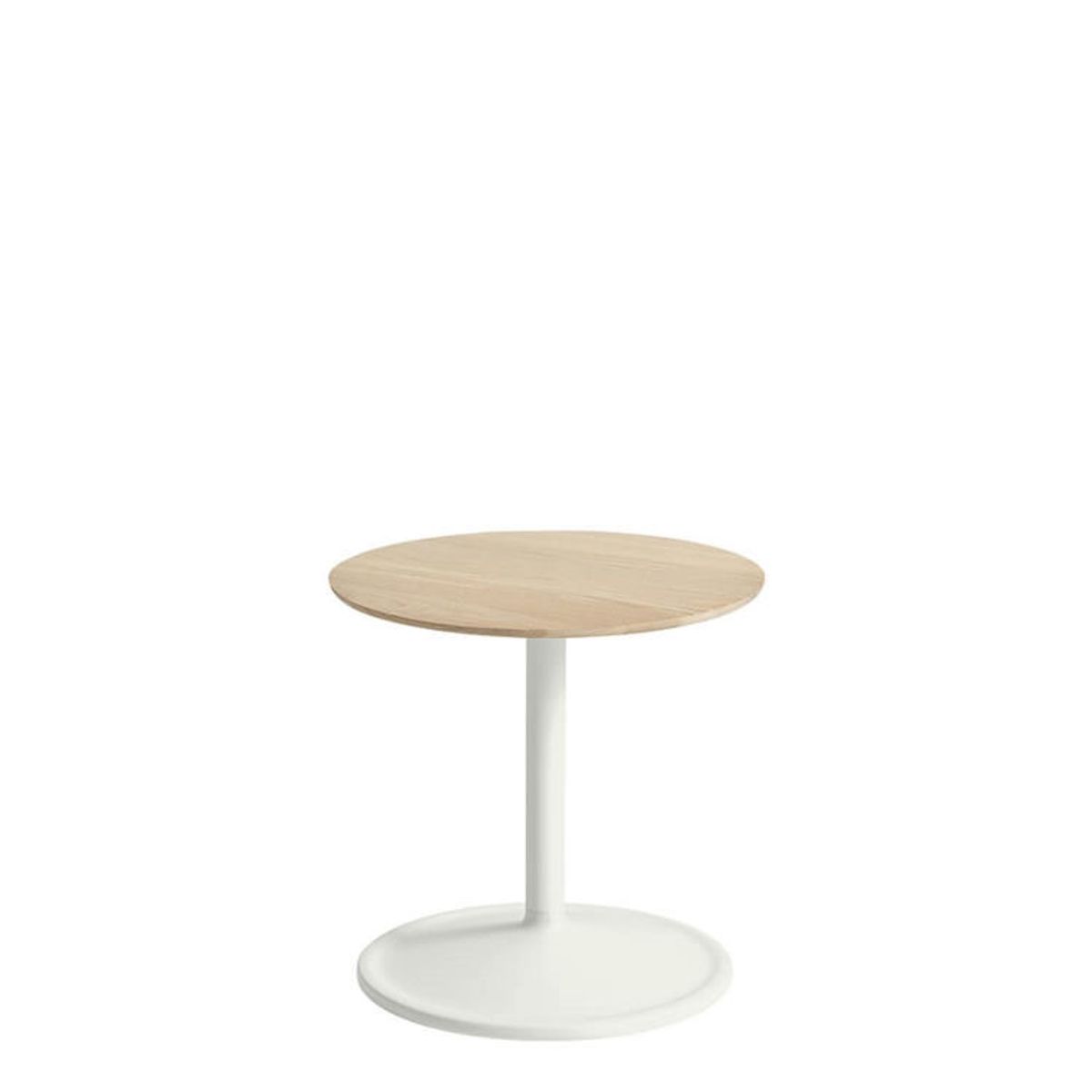 Muuto Soft Sidebord Solid Oak/Off White Ø41h: 40 cm