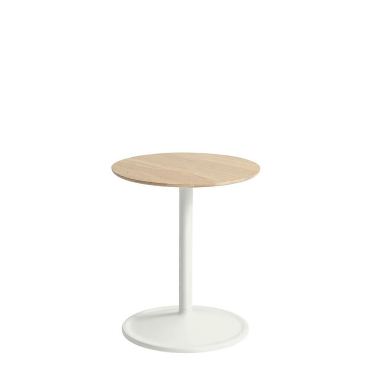 Muuto Soft Sidebord Solid Oak/Off White Ø41h: 48 cm