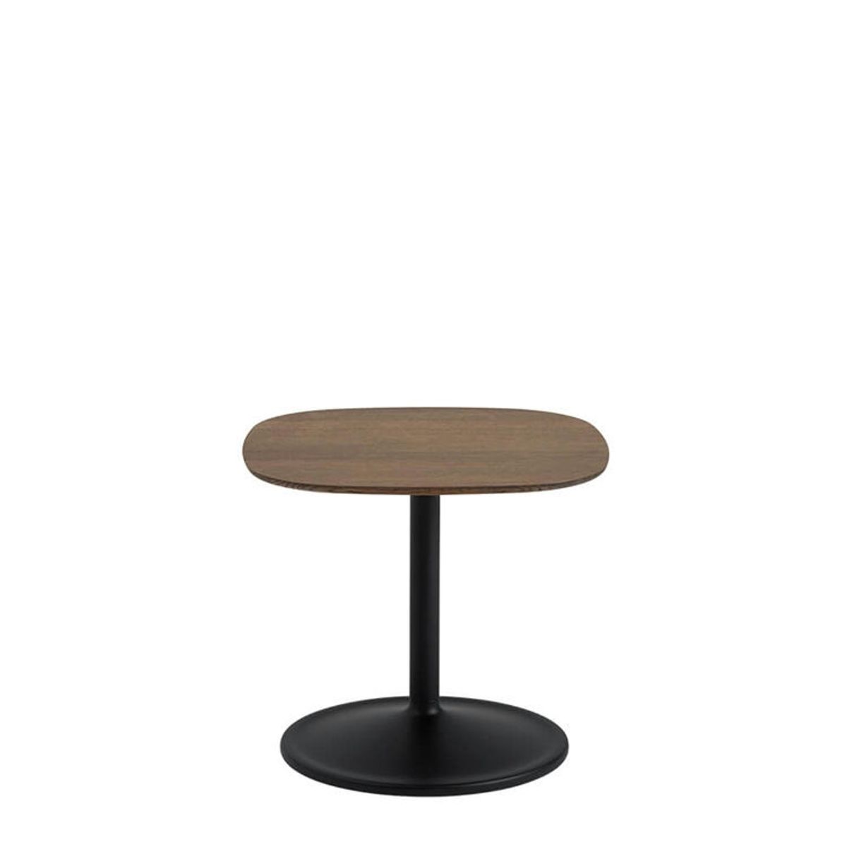 Muuto Soft Sidebord Solid Smoked Oak/Black 45x45h: 40 cm