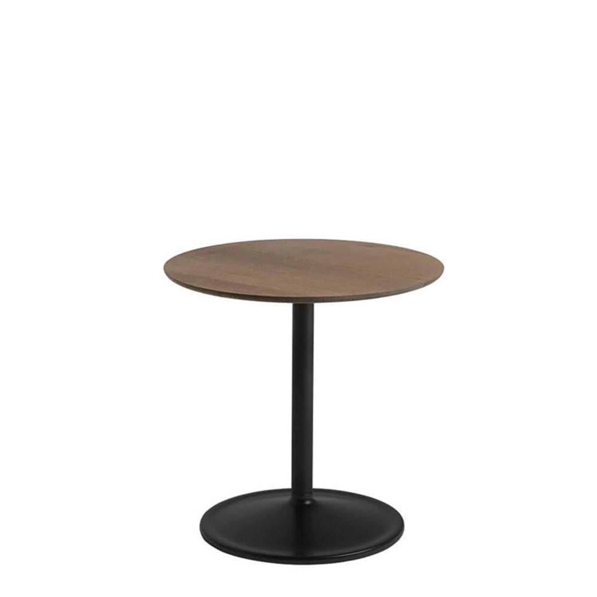 Muuto Soft Sidebord Solid Smoked Oak/Black Ø48h: 48 cm