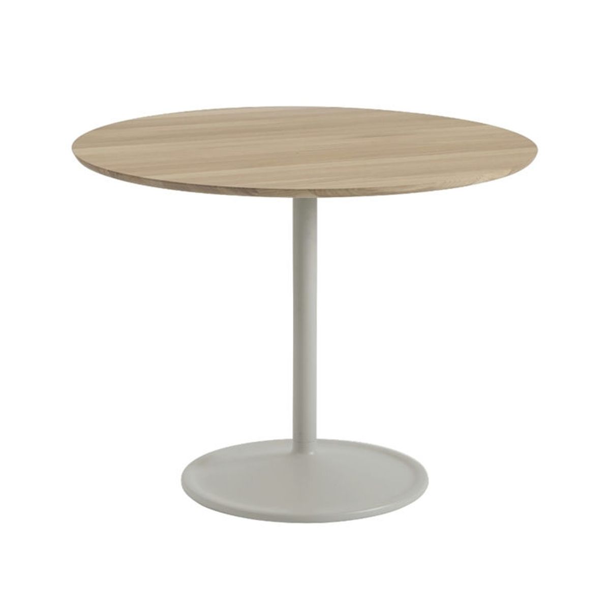 Muuto Soft Spisebord Ø95 H73 Solid Oak/Grey