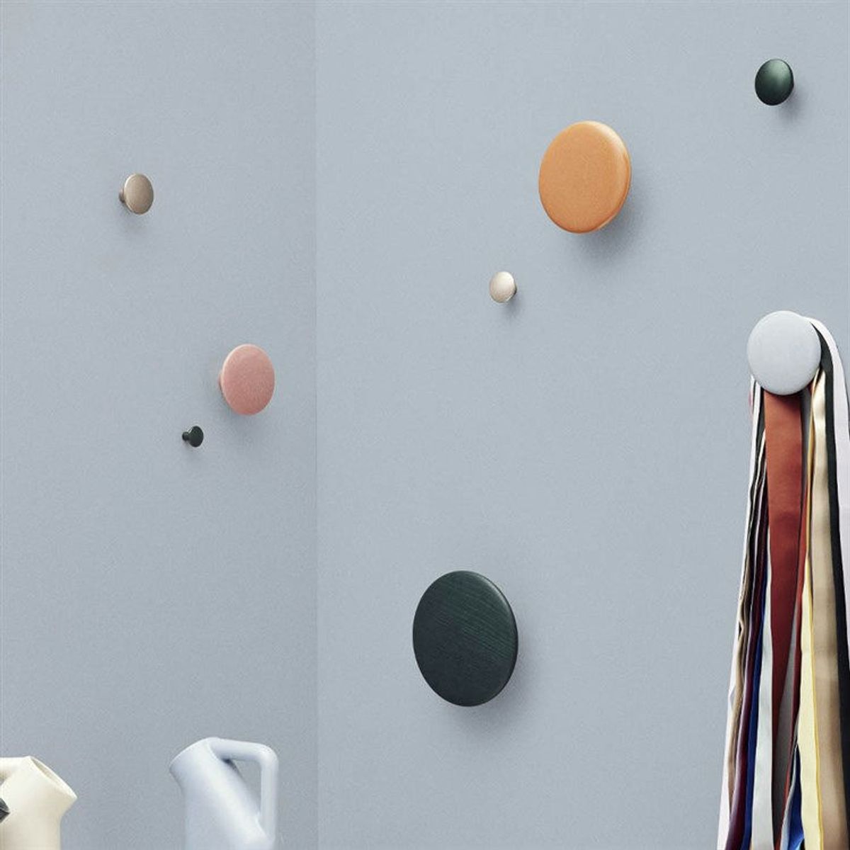 Muuto the Dots Metal (5 stk.) Aluminum