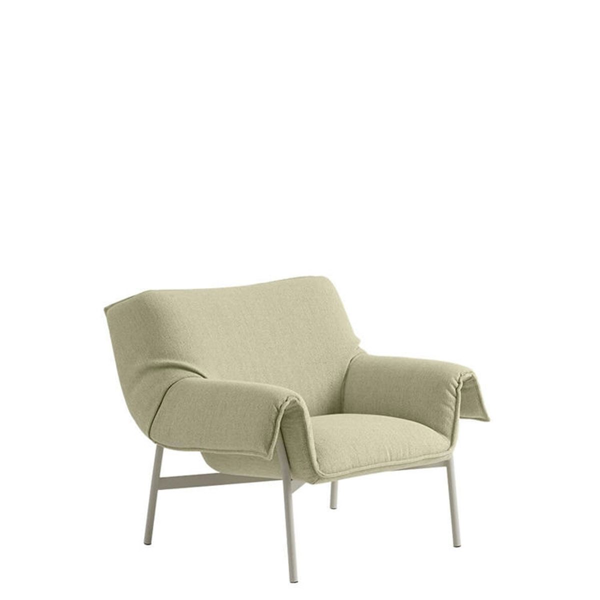 Muuto Wrap Lounge Chair - Sabi 151/Sort Ecriture 910/Grey