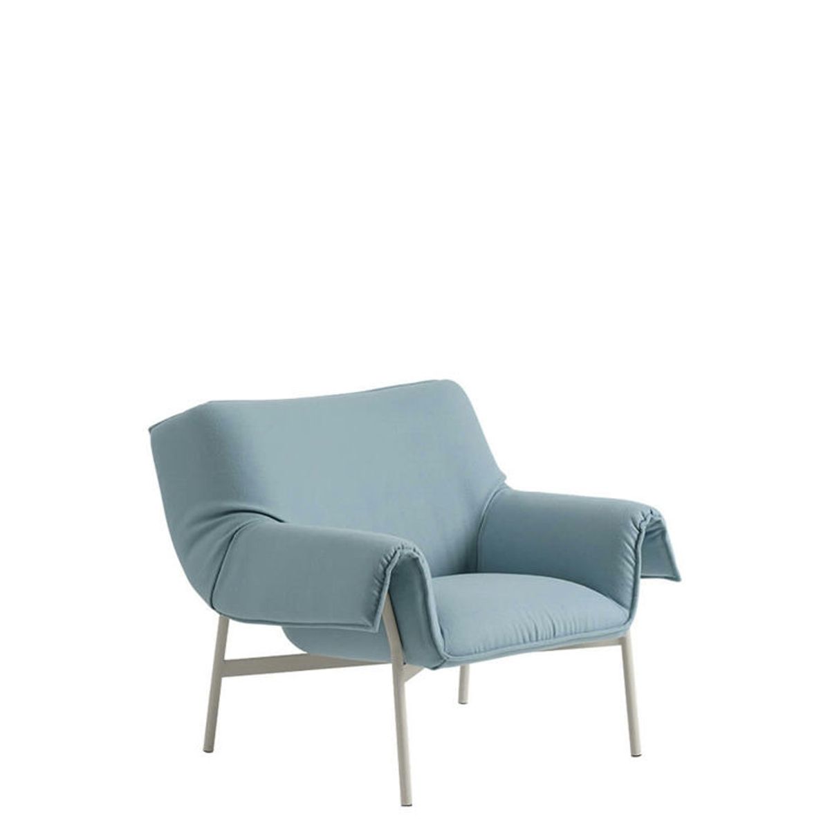 Muuto Wrap Lounge Chair - Sabi 151/Sort Hero 732/Grey