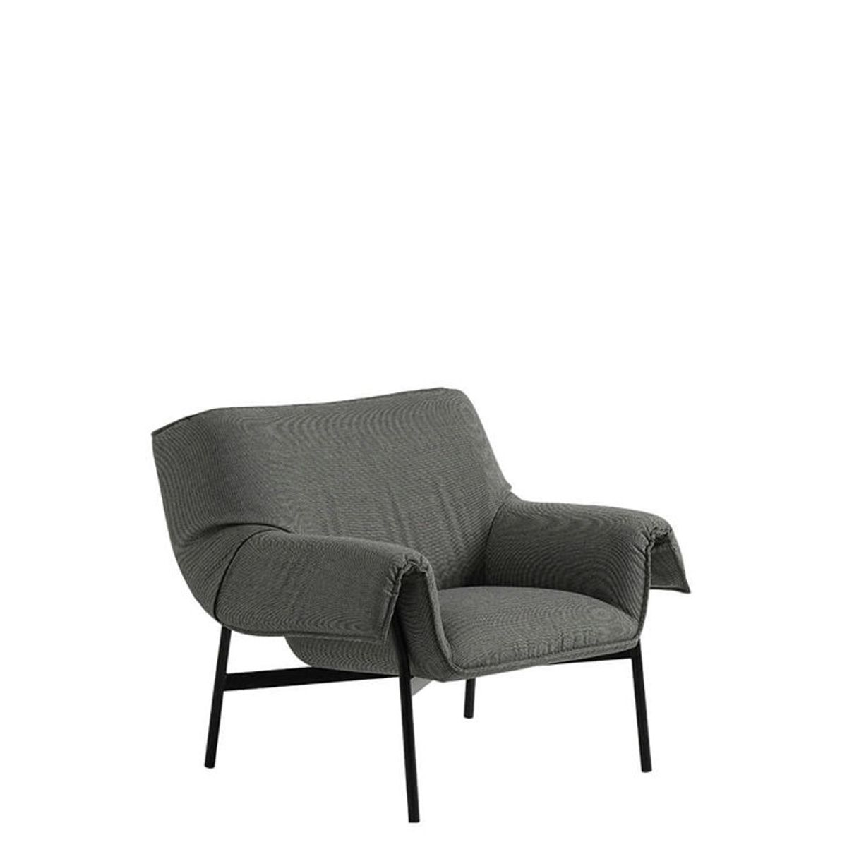 Muuto Wrap Lounge Chair - Sabi 151/Sort Sabi 151/Black