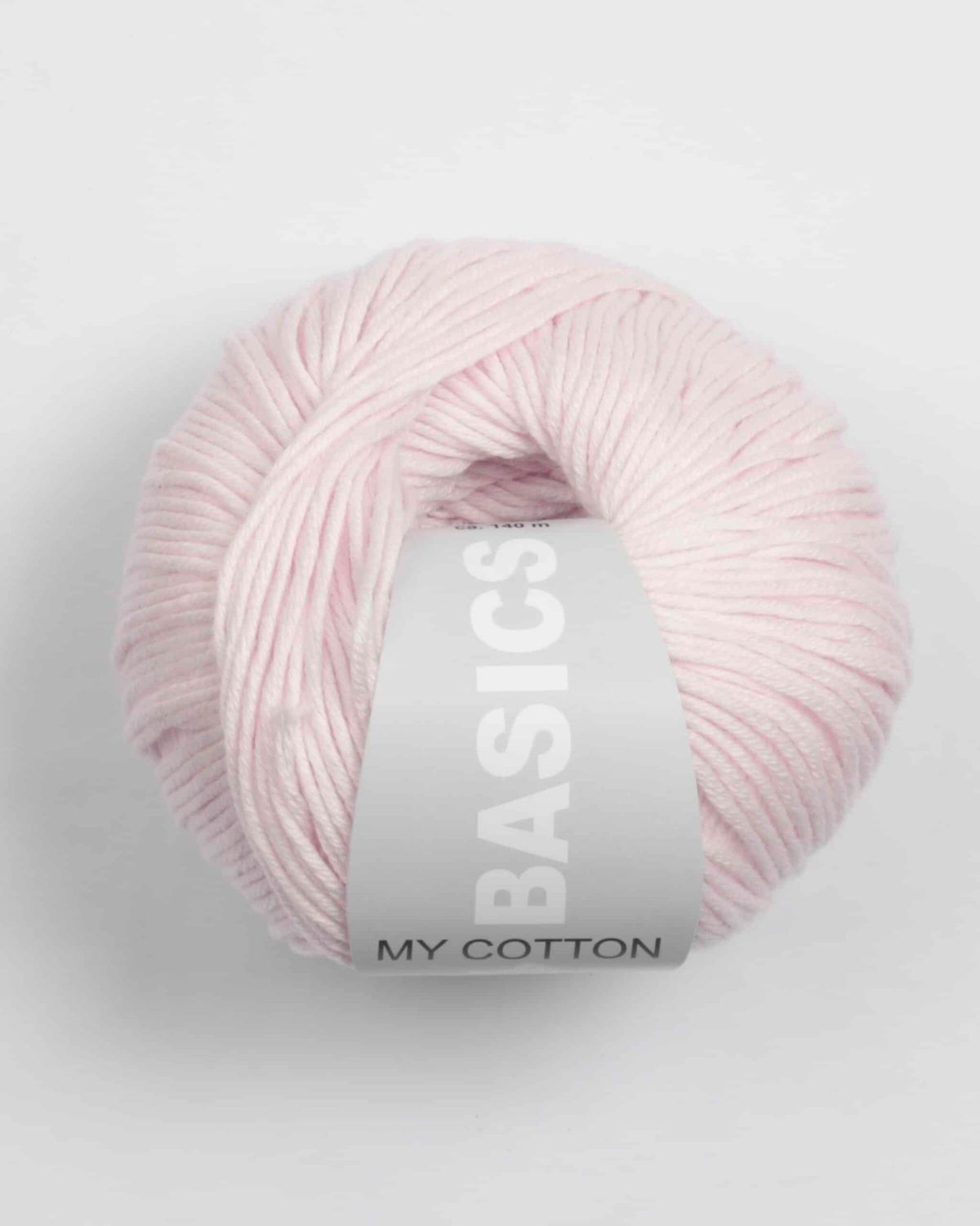 My Cotton Basics i flere farver - Lana Grossa - 07 Sart lyserød - 30% Polyacryl, 70% Bomuld