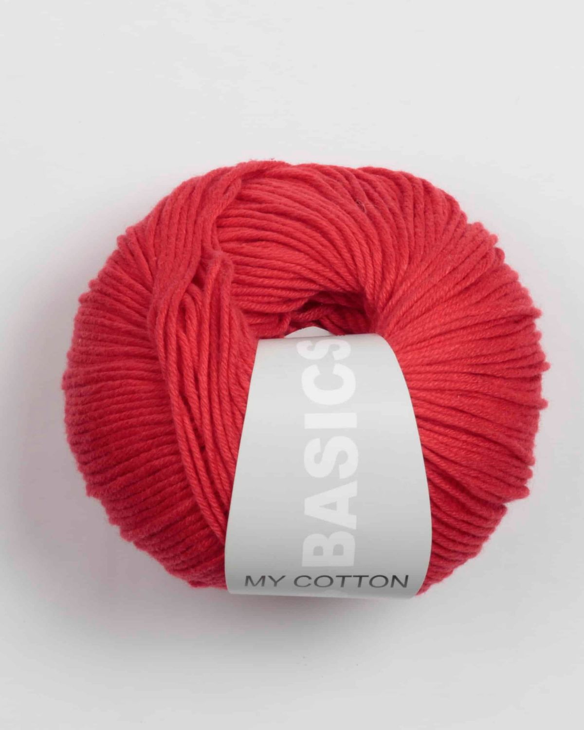 My Cotton Basics i flere farver - Lana Grossa - 13 Rød - 30% Polyacryl, 70% Bomuld