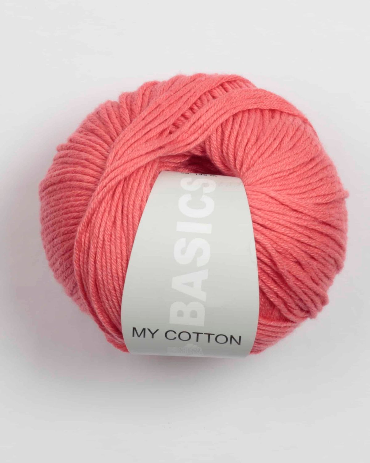 My Cotton Basics i flere farver - Lana Grossa - 20 Koral - 30% Polyacryl, 70% Bomuld