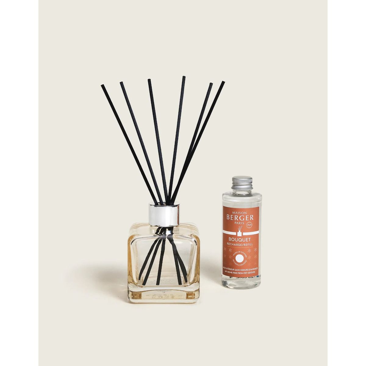 MY HOME FREE FROM PETS ODOUR PETS DUFTPINDE - CUBE SCENTED BOUQUET - MAISON BERGER PARIS - Scented Bouquet / Flakon m. Duftpinde - Maison Berger Paris - StudioBuus