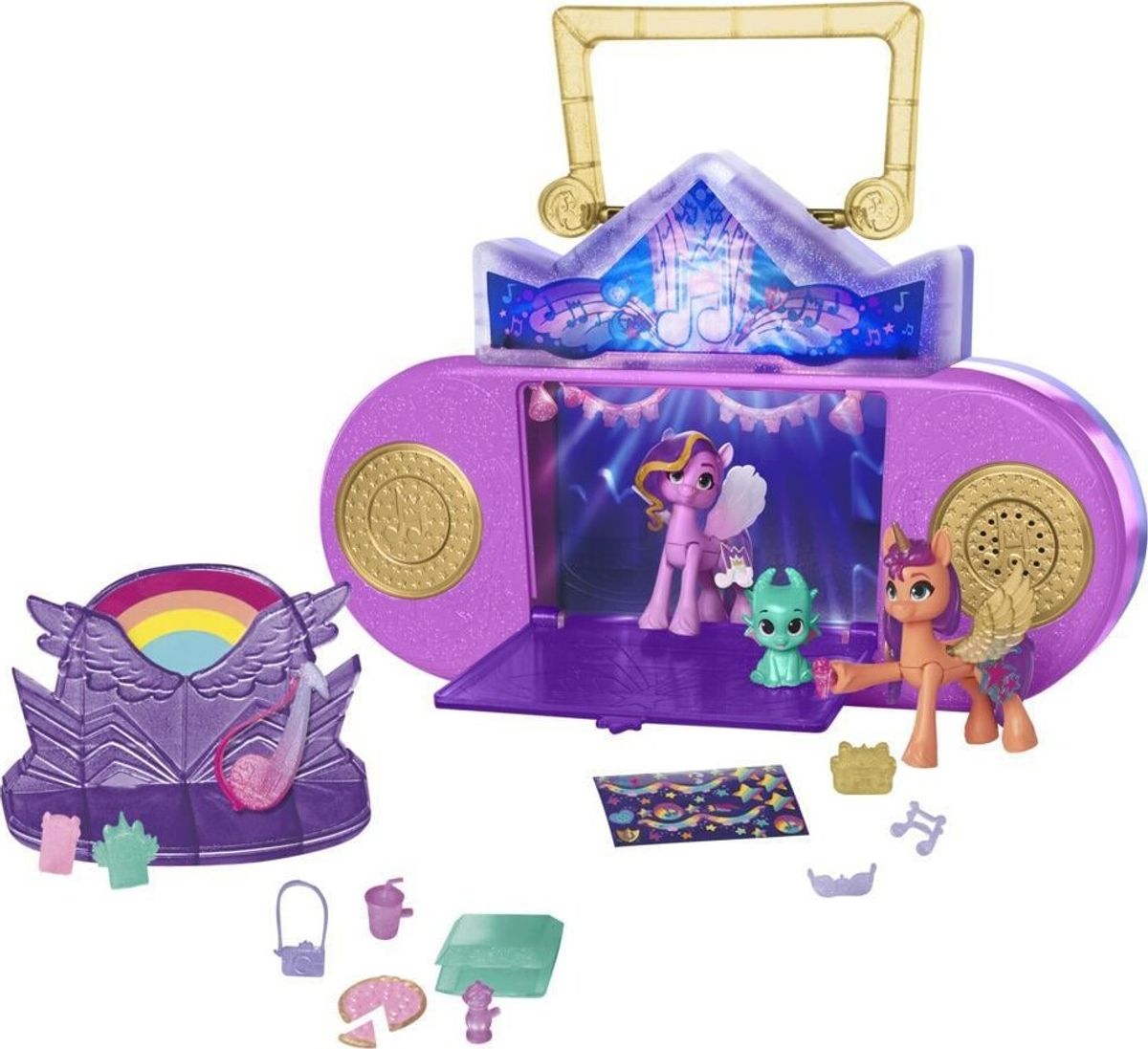 My Little Pony Legetøj - Musical Mane Melody Inkl. Figurer Og Tilbehør