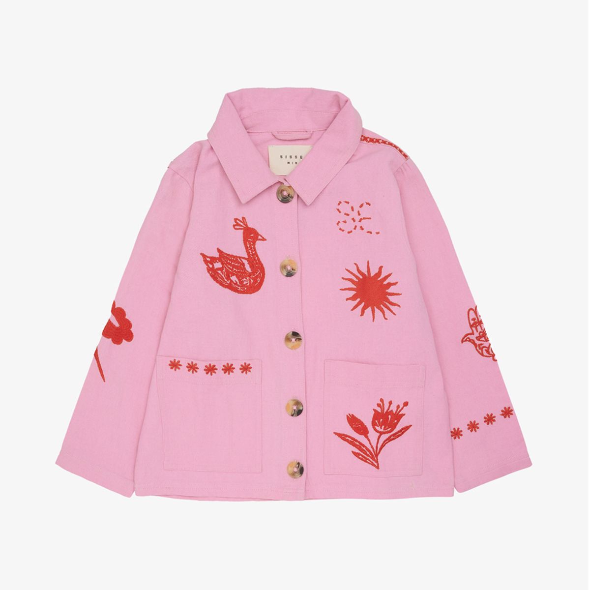 MY Mini Organic Cotton Jacket rose - 1-2 år