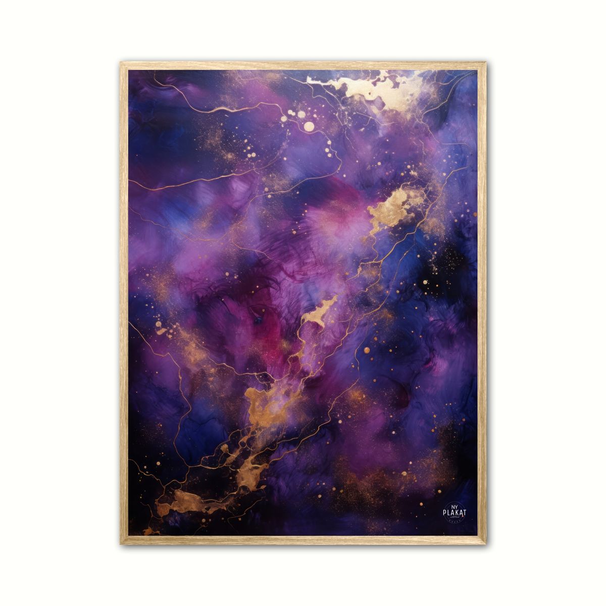 Mysterious Space plakat - Abstrakt 50 x 70 cm (B2)